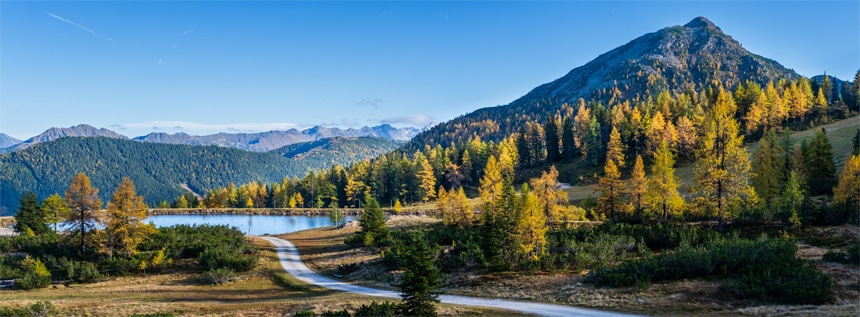 Foto van een berg in Oostenrijk