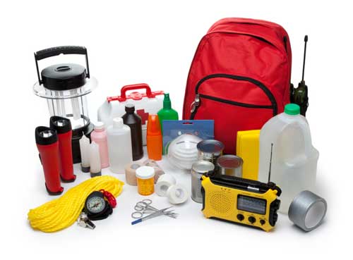 Severe weather supply kit for disasters