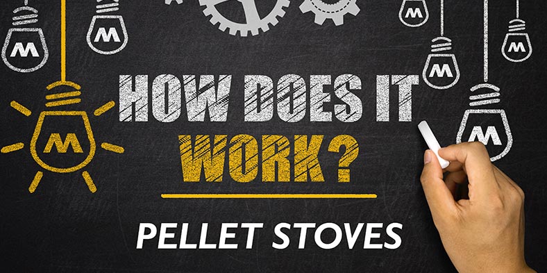 step by step explaination of how pellet stoves work